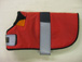 WDC 01 Red with black piping Lined with large spot fleece.JPG